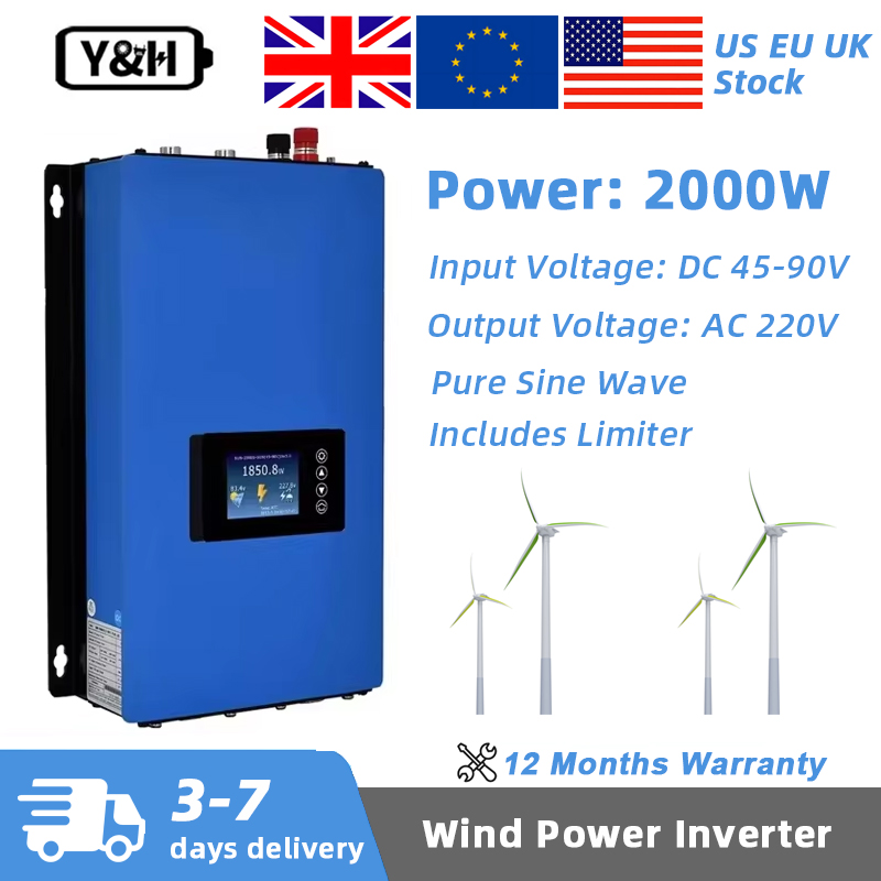 Y&H 2000W MPPT Wind Power On G - đánh giá và giá Grid Tie Inverter Limiter 2000W