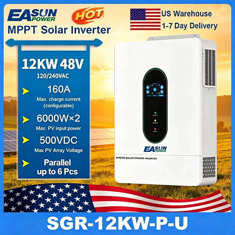 EASUN POWER 120V/110V 12KW hyb - đánh giá và giá Grid Tie Inverter Limiter 2000W