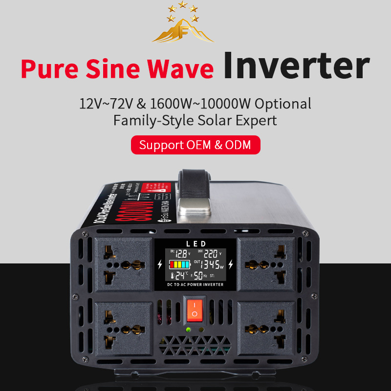 5KW 6KW 8KW Pure Sine Wave Off - đánh giá và giá Pure Sine Wave Inverter 5000W 48V 220V